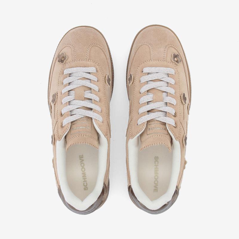 SHEFFIELD FLOWER W - SUEDE/FLOWER - BEIGE/BRONZE